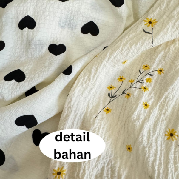 Bestie Baju Tidur Daster Tali Crinkle Import Wanita Model Dress Tanktop Motif Cantik Korean Style Premium - Image 11
