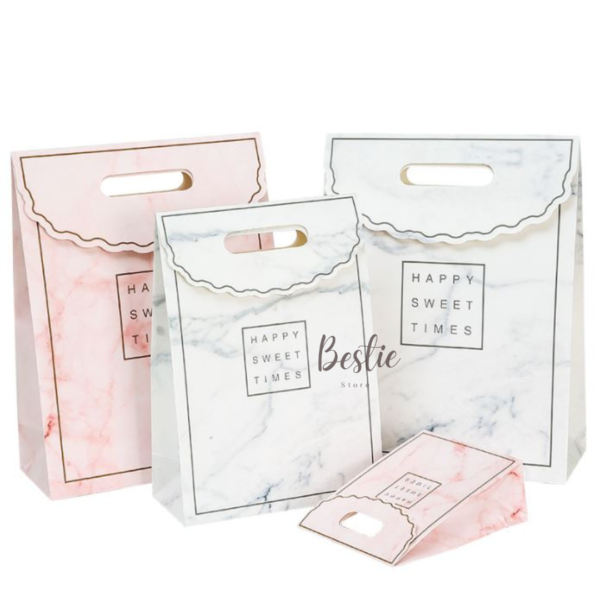 Paper Bag Paperbag Pembungkus Kado Tutup Atas Gift Bag Tas Hadiah Exclusive Happy Sweet Time