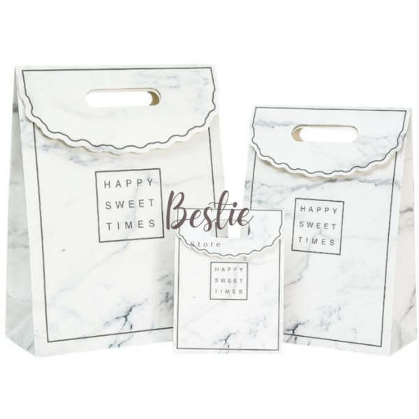 Paper Bag Paperbag Pembungkus Kado Tutup Atas Gift Bag Tas Hadiah Exclusive Happy Sweet Time - Image 2