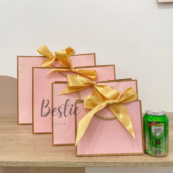 Bestie Tas Paperbag Kantong Karton Hadiah Hampers Souvenir Goodie Bag Polos Elegant Premium Dapat Pita Banyak Ukuran - Image 6