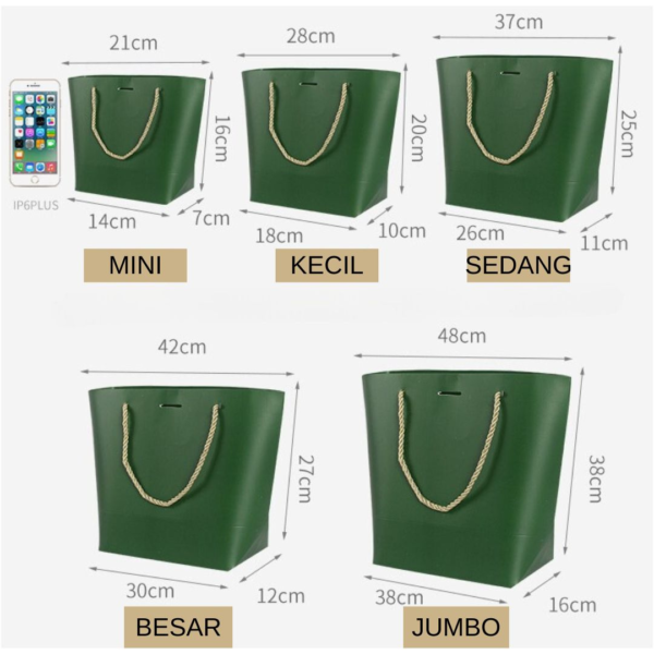 Tas Paperbag Paper Bag Kantong Karton Hadiah Kado Sovenir Goodiebag Cantik Polos Banyak Warna Dapat Pita Premium - Image 3