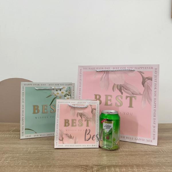 Bestie  Packaging Paperbag Paper Bag Kantongan Karton Hampers Kado Souvenir Bunga Cantik Best Wishes Premium - Image 7