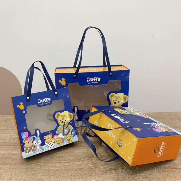 Gift Box Kotak Kado Hampers Goodie Bag Ulang Tahun Anak Transparan Duffy Stella Model Laci Tebal Import Premium - Image 8