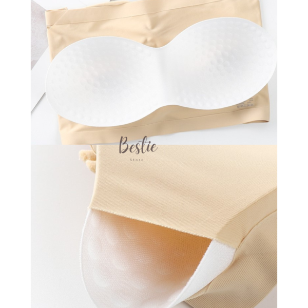Bestie Bra Kemben Dalaman Seamles Back Silang Belakang Import Ada Cup BH Warna Hitam dan Putih - Image 3