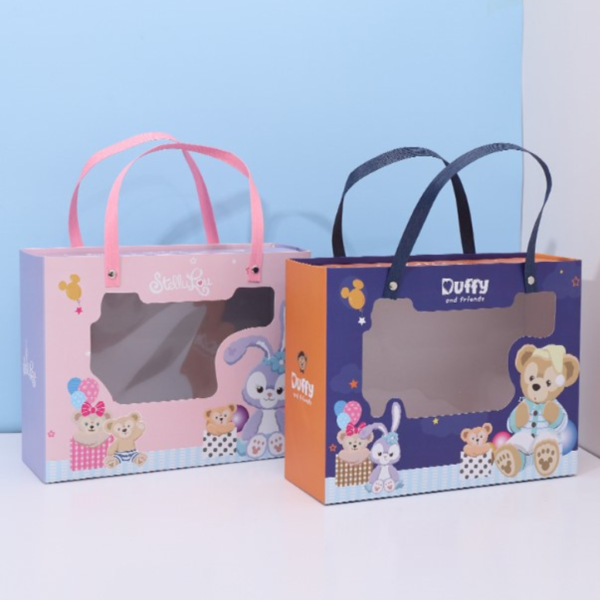 Gift Box Kotak Kado Hampers Goodie Bag Ulang Tahun Anak Transparan Duffy Stella Model Laci Tebal Import Premium - Image 5