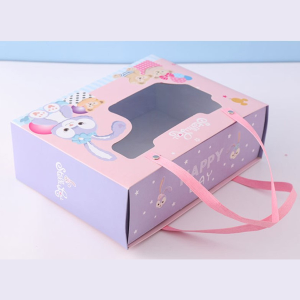 Gift Box Kotak Kado Hampers Goodie Bag Ulang Tahun Anak Transparan Duffy Stella Model Laci Tebal Import Premium - Image 3