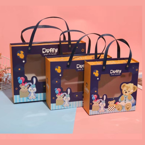 Gift Box Kotak Kado Hampers Goodie Bag Ulang Tahun Anak Transparan Duffy Stella Model Laci Tebal Import Premium - Image 2